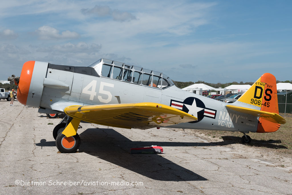 2016-03-11 N645DS North American T6 Texan
