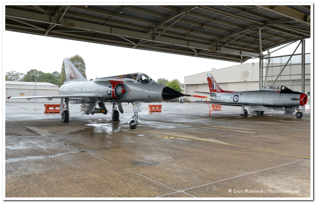 Historic airframes - Mirage III and Commonwealth Sabre