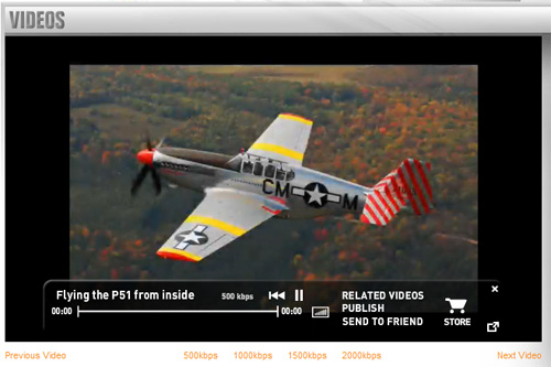 Flying the P51 from inside | www.asb.tv