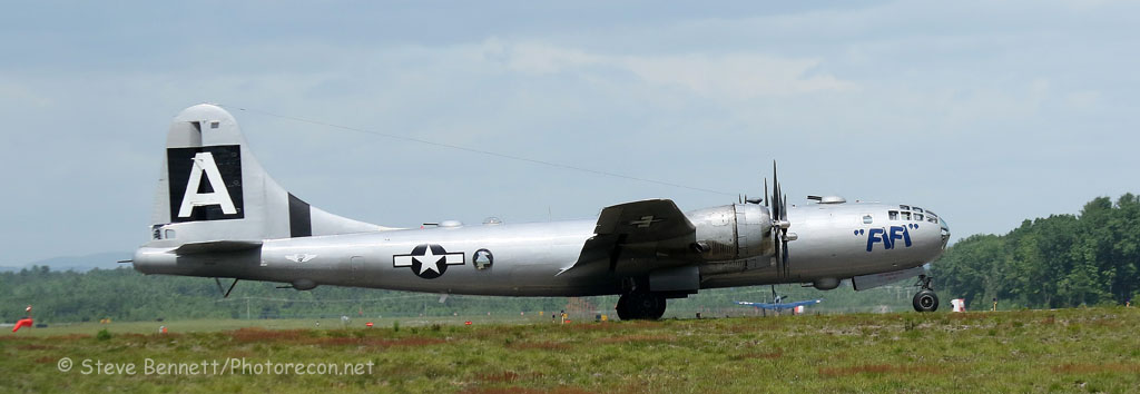 1945 B-29 Superfortress, FIFI, NX529B, in Nashua (7319)