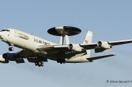 Boeing E-3 Sentry AWACS #78-0578, on approach at Pease