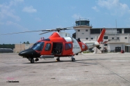 MH-68A serial 1095 (c/n 11095) at Cecil Field on 6 August 2002. A 7.62mm M240 machine gun is installed on the fleixble mount in the aft cabin.