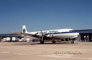DC-6, N661TA, Universal Airlines, Nov 1990